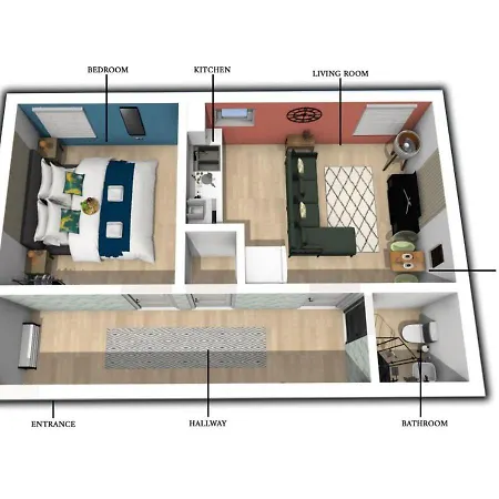 Stylish 1 Bed - Town Centre, 6 アパート *